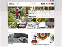 Tablet Screenshot of lanxess.us