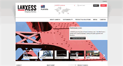 Desktop Screenshot of lanxess.com.au