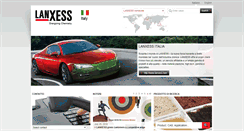 Desktop Screenshot of lanxess.it