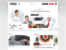 Tablet Screenshot of lanxess.fr